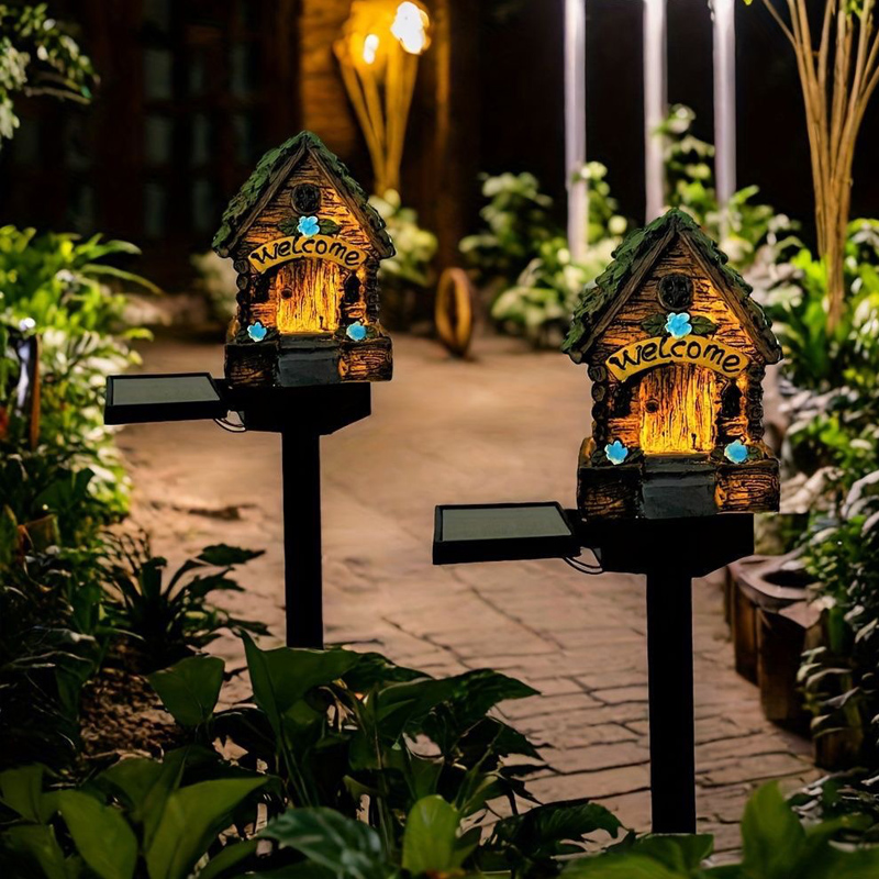 Outdoor Yard Power Stake - Luzes de Cogumelo Solares para Exterior,