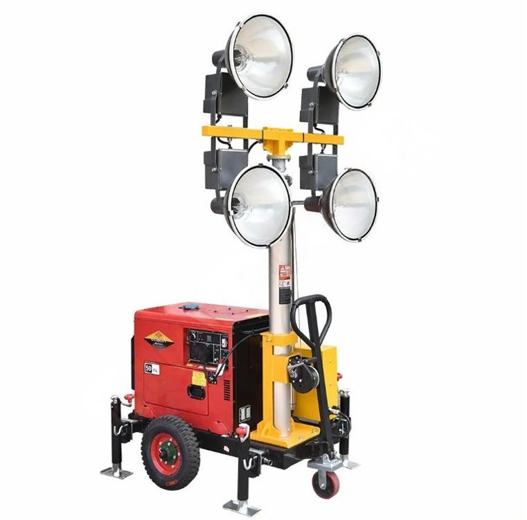 Outdoor Power Generator - Torre de Luz Móvel Portátil de