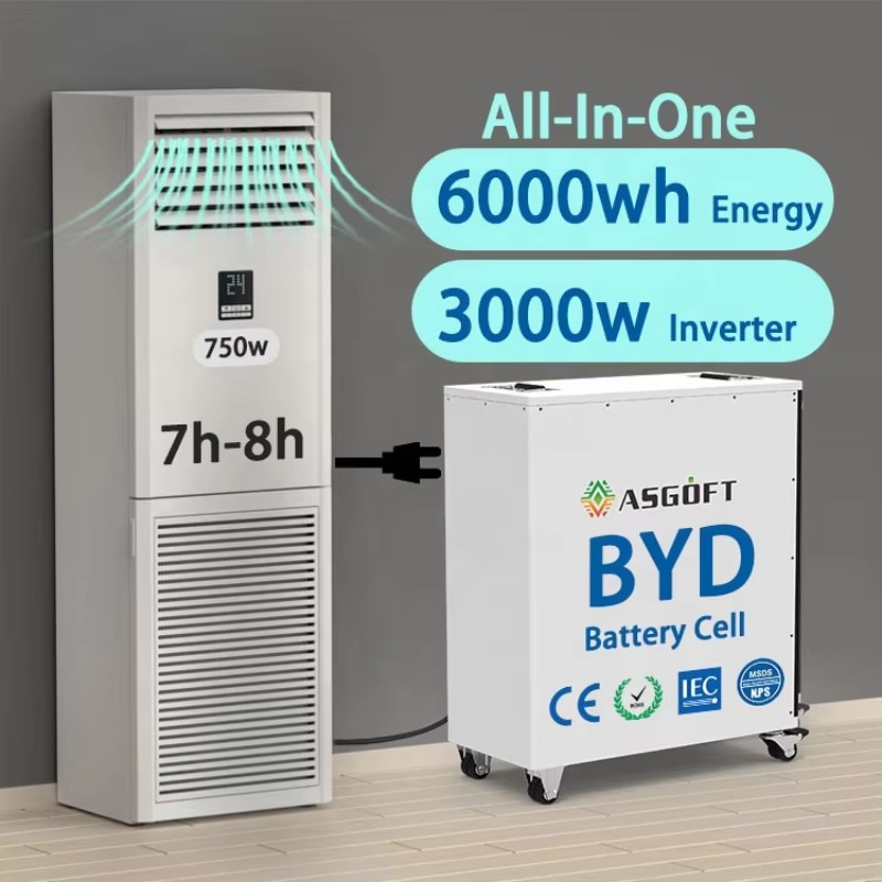 Outdoor Power Inverter - 6kwh ao ar livre tudo em