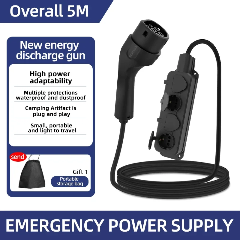 Outdoor Power Socket - Carregador ev portátil para carro elétrico,