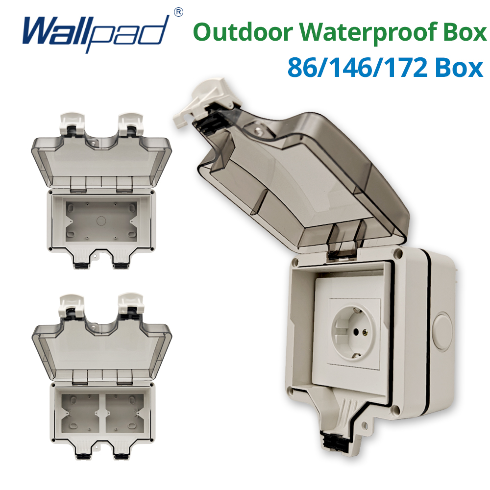 Outdoor Power Socket - Wallpad IP66 Caixa externa à prova