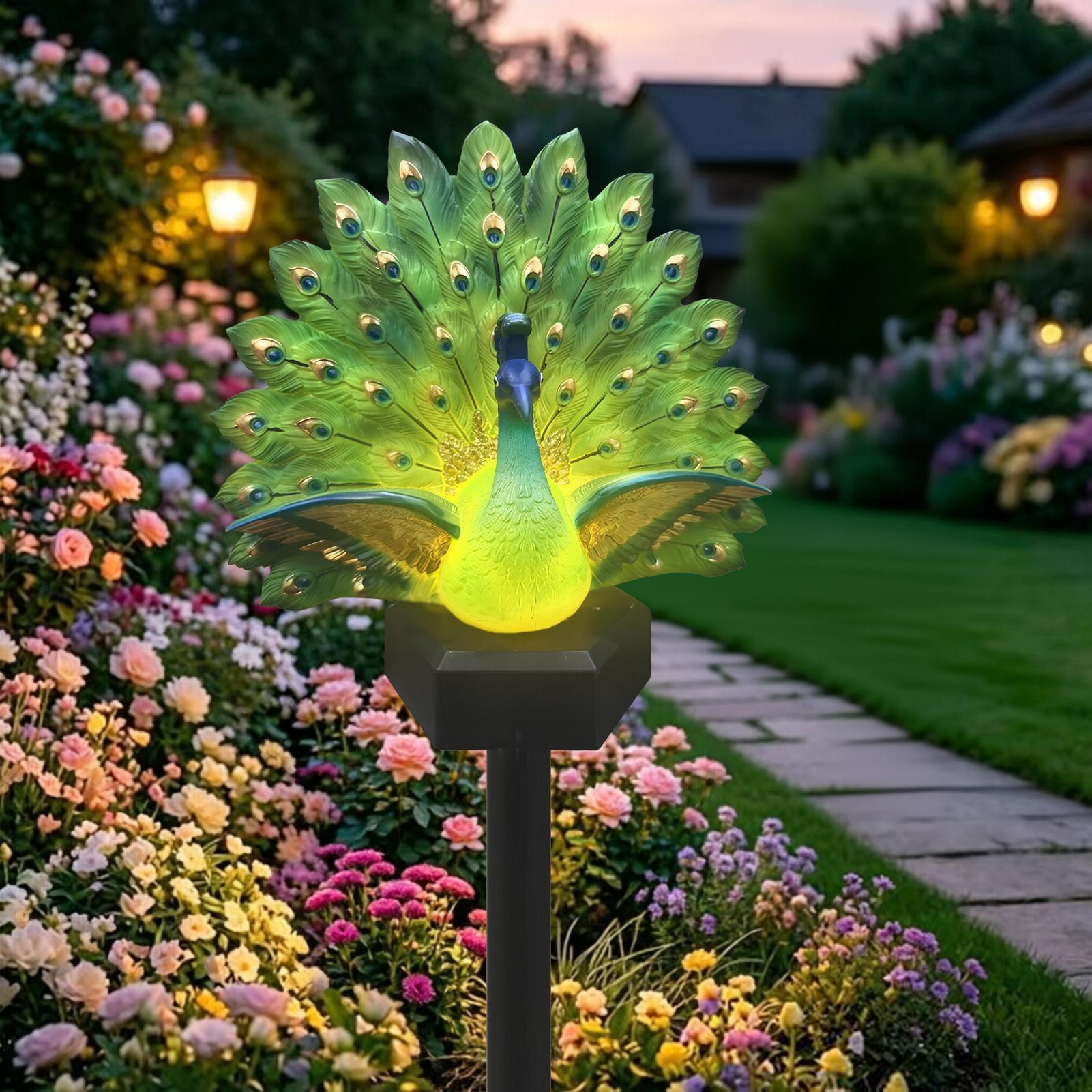 Outdoor Yard Power Stake - Decorações solares para jardim, alimentadas por