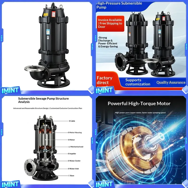 Water Pump Submersible - Bomba Submersível para Esgoto 380V Trifásica