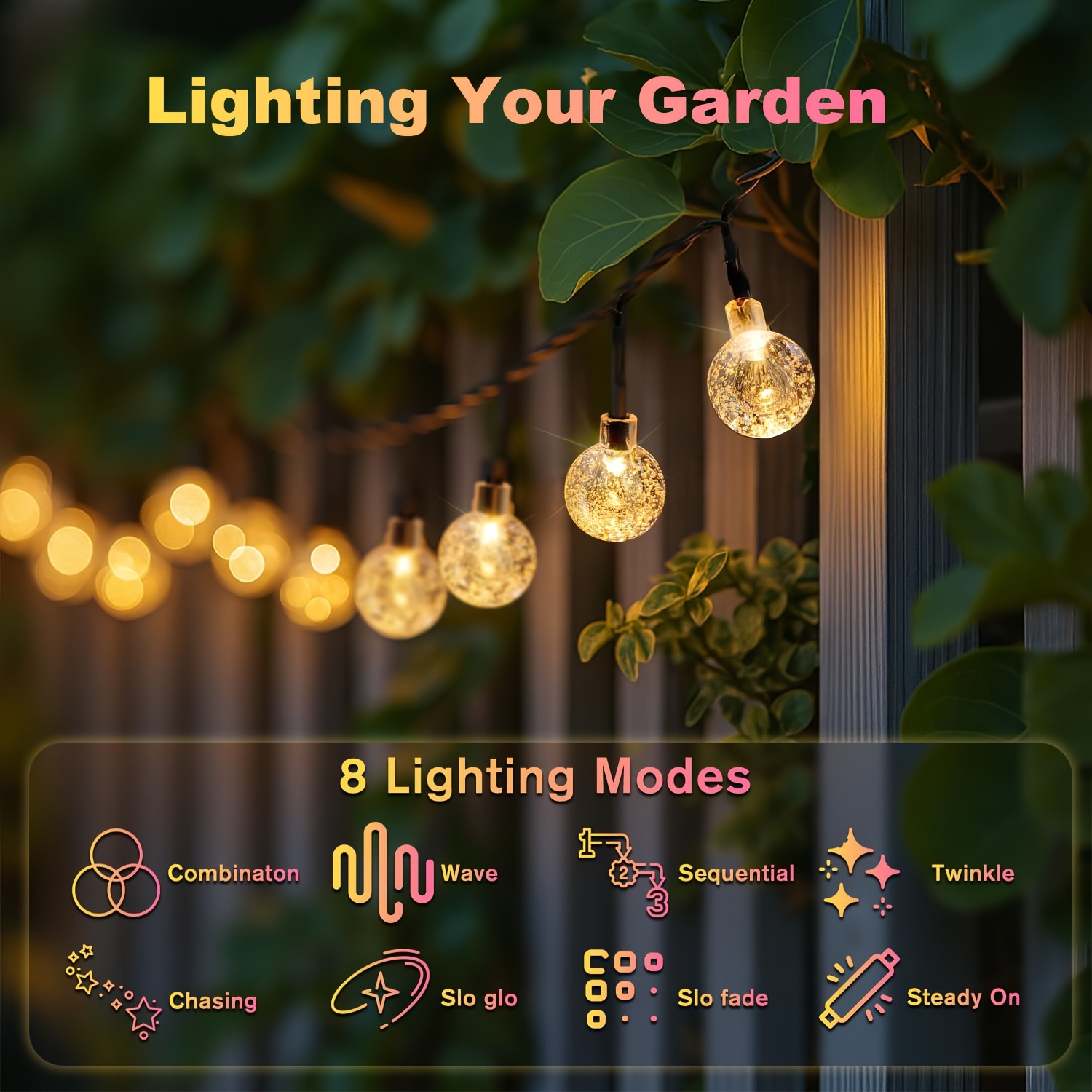Luzes de Cordão Solares para E - Outdoor Power For Wedding avaliação e preço