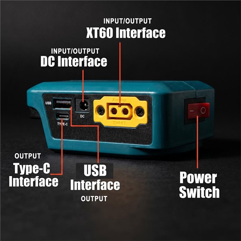 Carregamento rápido de porta d - Outdoor Power Double Adapter avaliação e preço