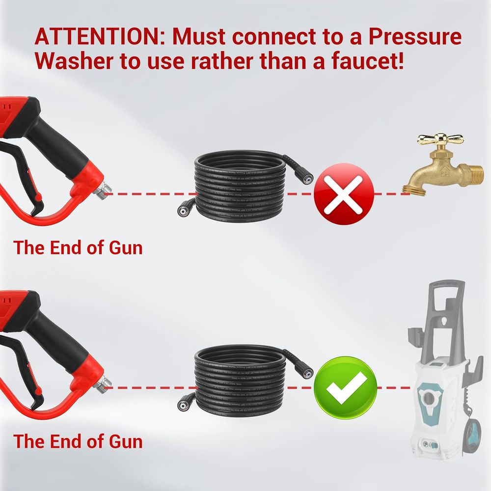 Kit de Pistola e Mangueira par - Power Washer Gun Replacement avaliação e preço