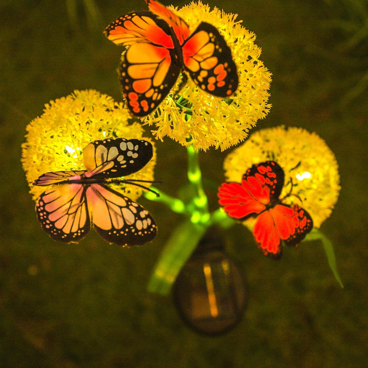 Luminária Solar Borboleta Dent - Outdoor Yard Power Stake avaliação e preço