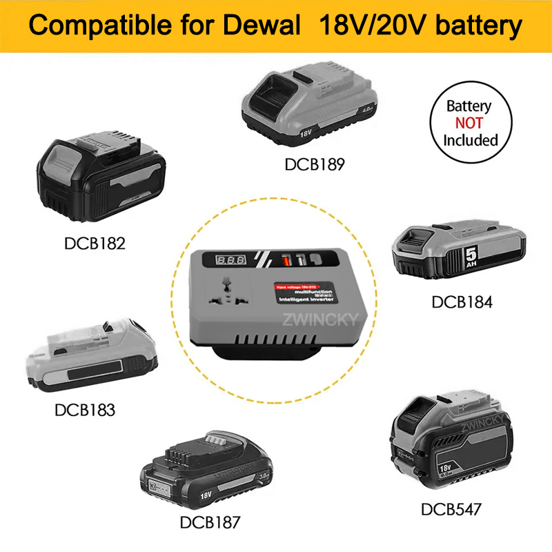 Inversor de Energia DC 18V par - Outdoor Power Inverter avaliação e preço