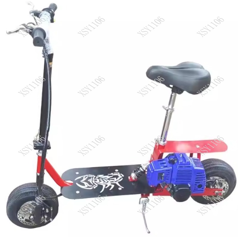 Mini scooter de pedal dobrável - Outdoor Power And Pedal avaliação e preço