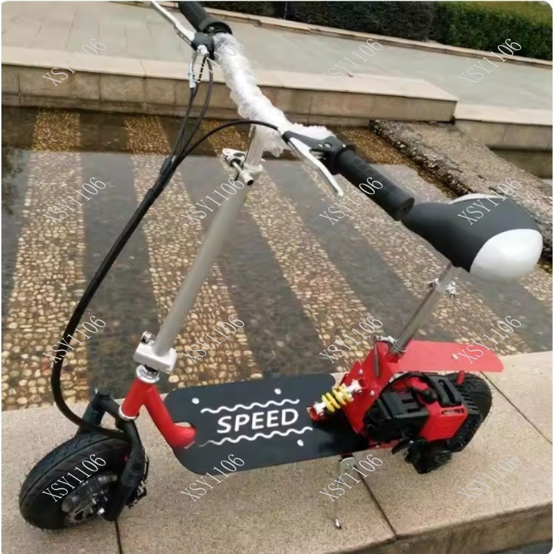 Mini scooter de pedal dobrável - Outdoor Power And Pedal avaliação e preço