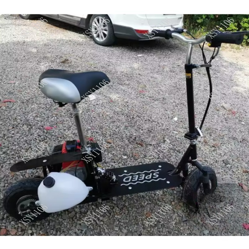 Mini scooter de pedal dobrável - Outdoor Power And Pedal avaliação e preço