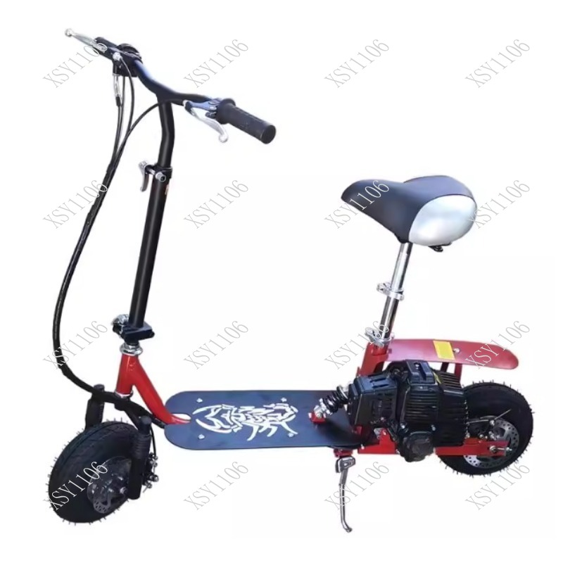 Mini scooter de pedal dobrável - Outdoor Power And Pedal avaliação e preço