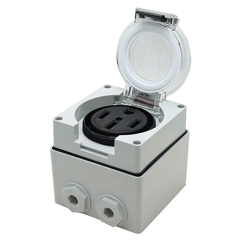50 ampères gerador rv caixa de - Outdoor Power Socket avaliação e preço