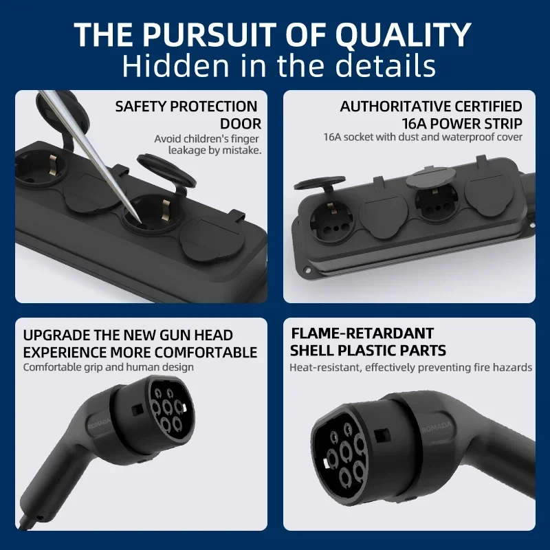 Carregador ev portátil para ca - Outdoor Power Socket avaliação e preço