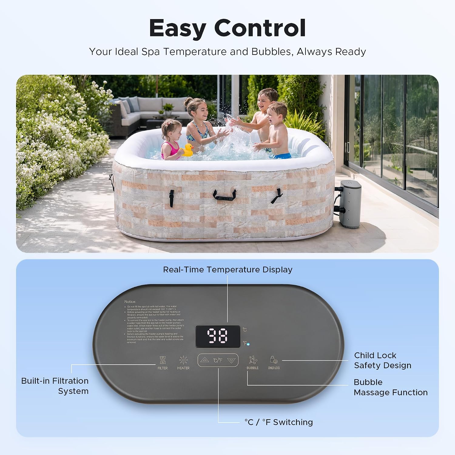 Banheira de Hidromassagem Infl - Outdoor Power For Hot Tub avaliação e preço