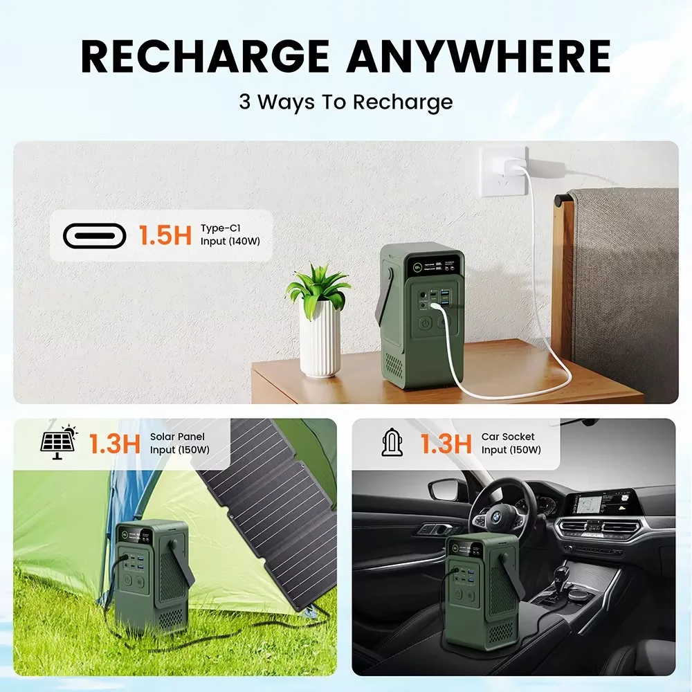 60000mAh 200W 192Wh Estação de - Outdoor Power Port avaliação e preço