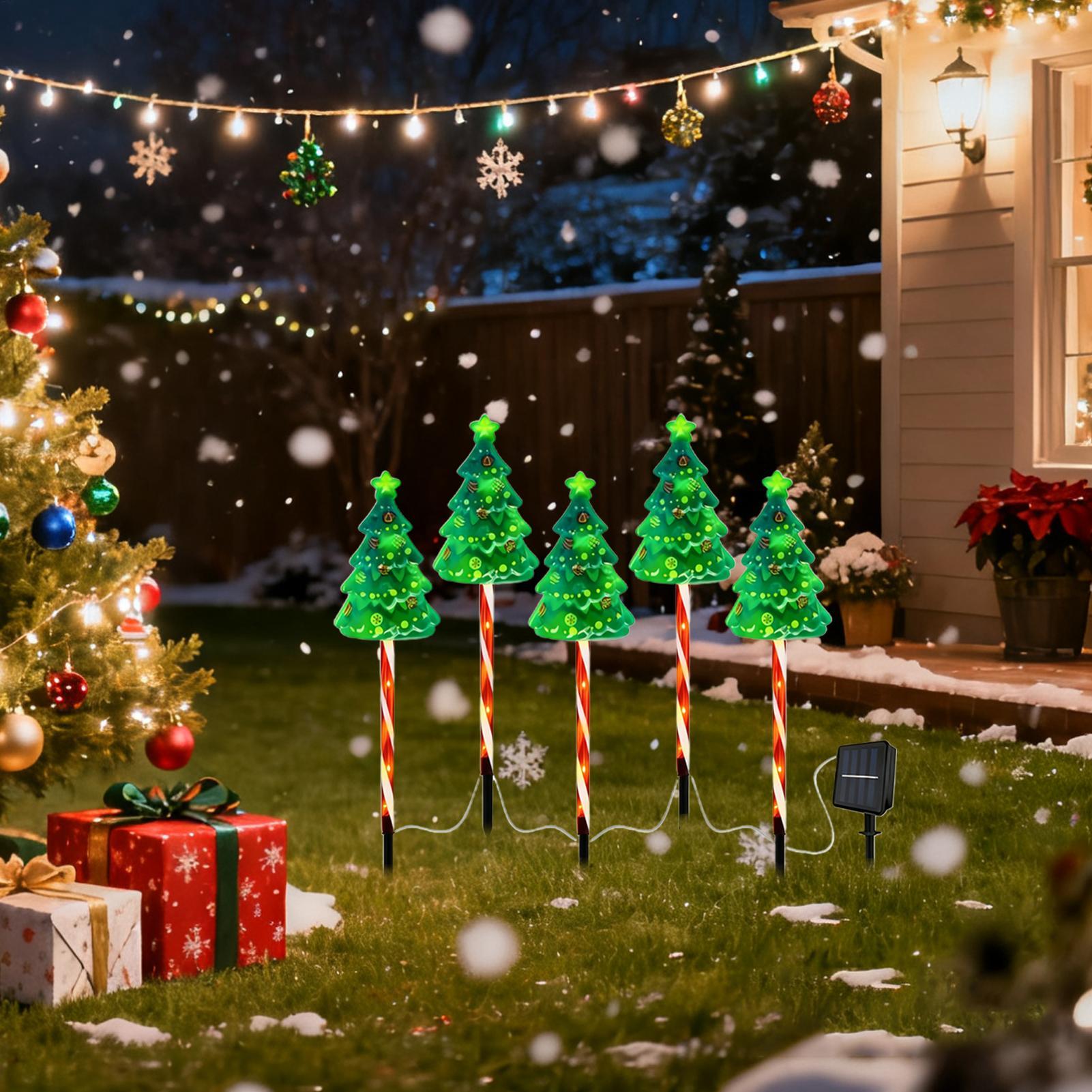 Árvore de natal entrada de gar - Outdoor Yard Power Stake avaliação e preço