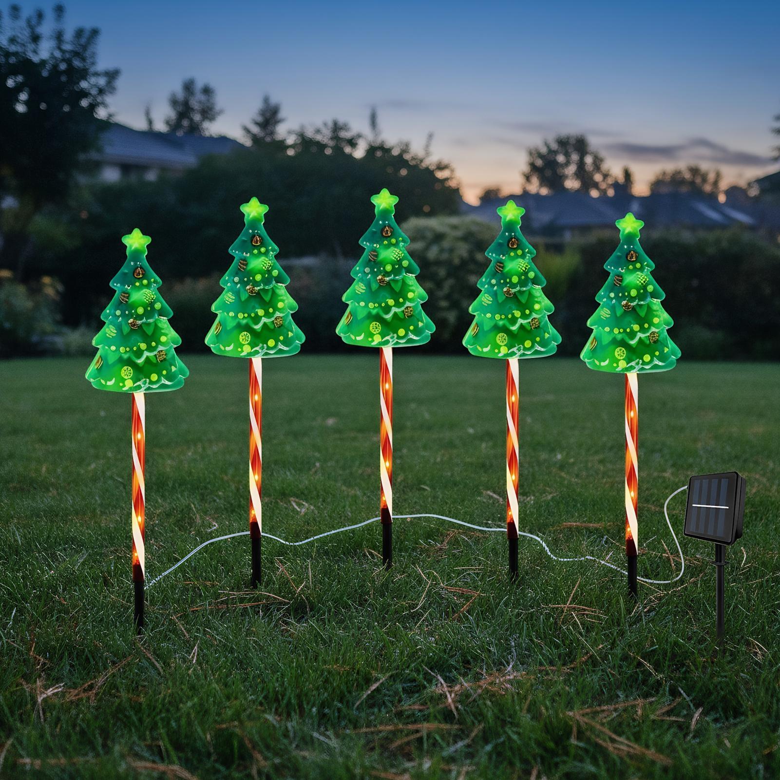 Árvore de natal entrada de gar - Outdoor Yard Power Stake avaliação e preço
