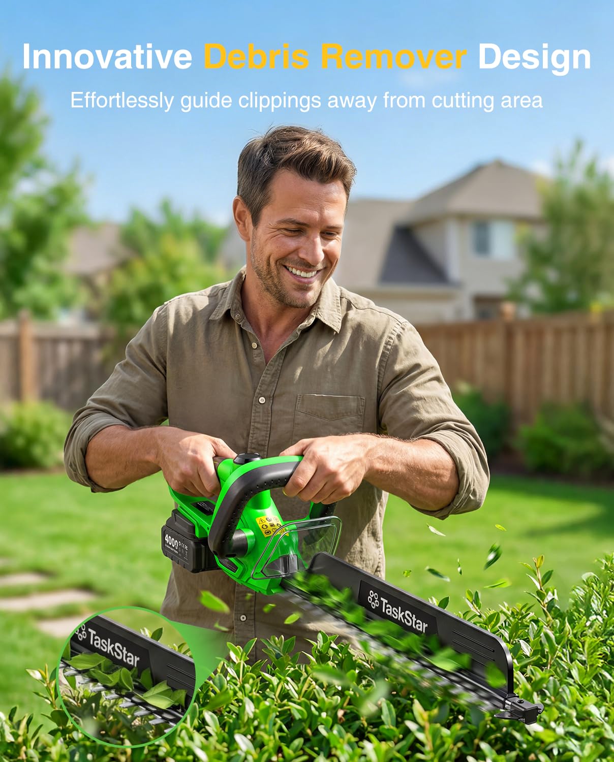 Cortador de Cerca Viva Elétric - Hedge Trimmer Cordless avaliação e preço