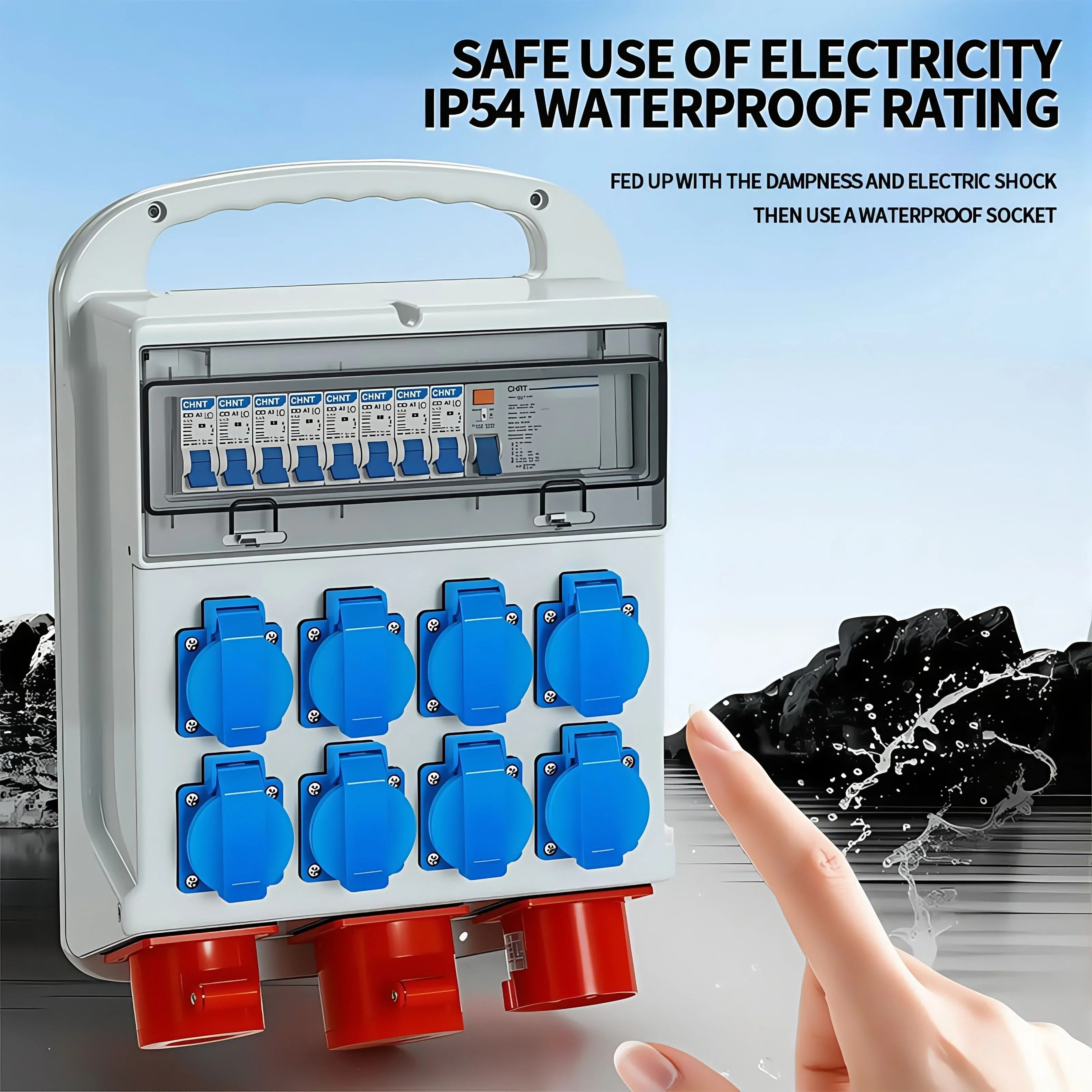 Tomada de Painel Industrial à  - Outdoor Power Socket avaliação e preço