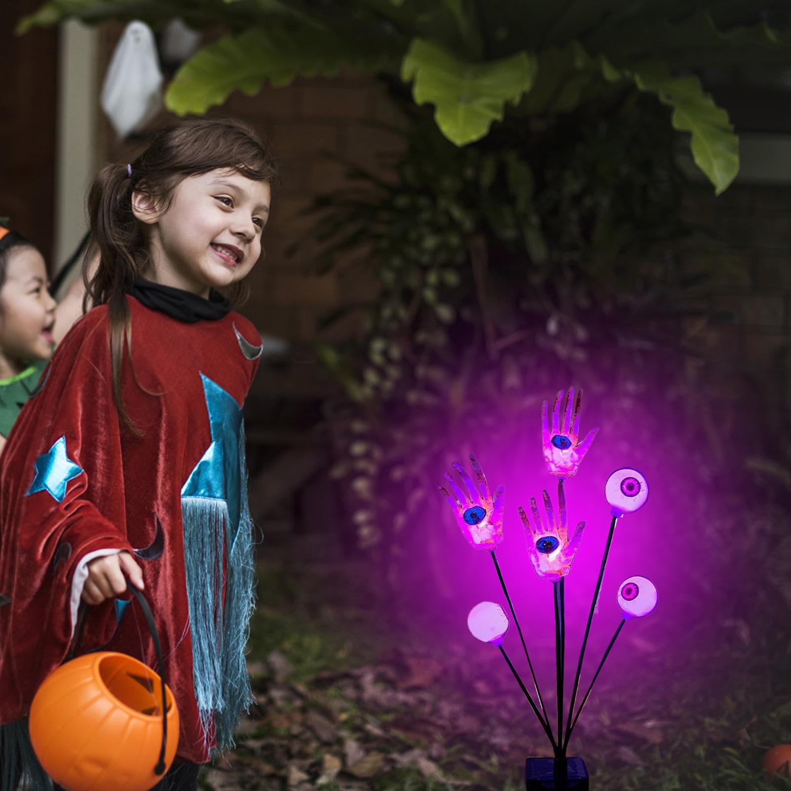 Luzes de estaca de mão esquele - Outdoor Yard Power Stake avaliação e preço