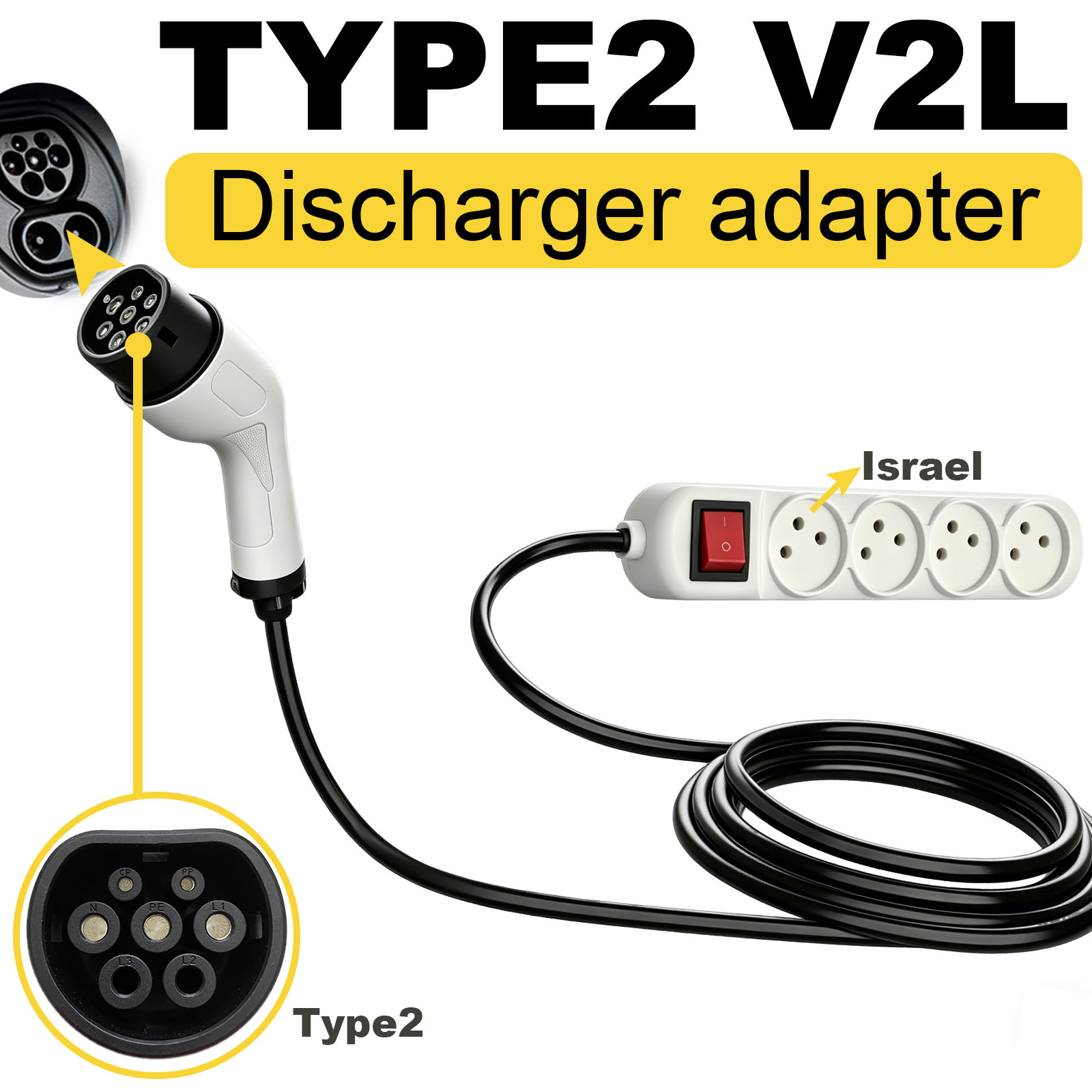 Adaptador de Descarga Tipo 2 V - Outdoor Power Socket avaliação e preço