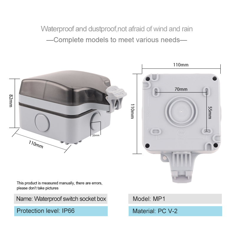 IP66 ao ar livre à prova de in - Outdoor Power Port avaliação e preço