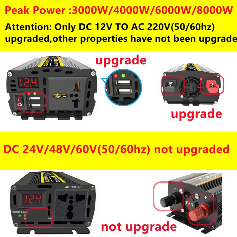 6000w dc12/24v para ac 220v in - Outdoor Power Inverter avaliação e preço