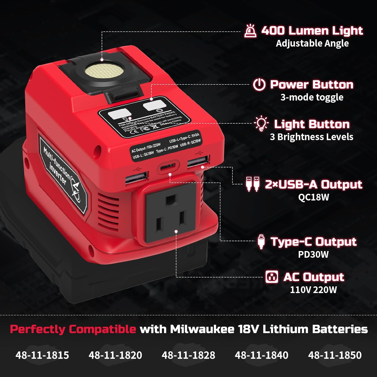 Inversor de Potência Kzreect 2 - Outdoor Power Inverter avaliação e preço