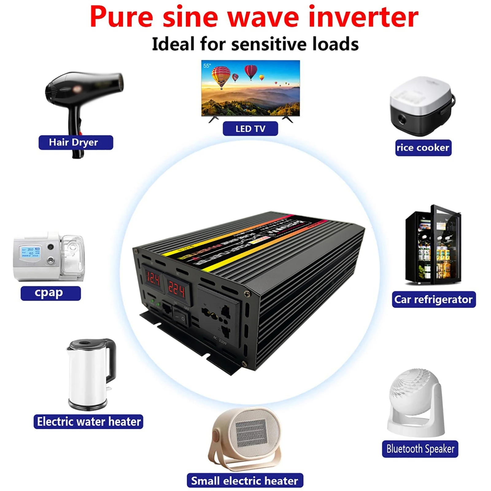 Inversor de onda senoidal pura - Outdoor Power Inverter avaliação e preço