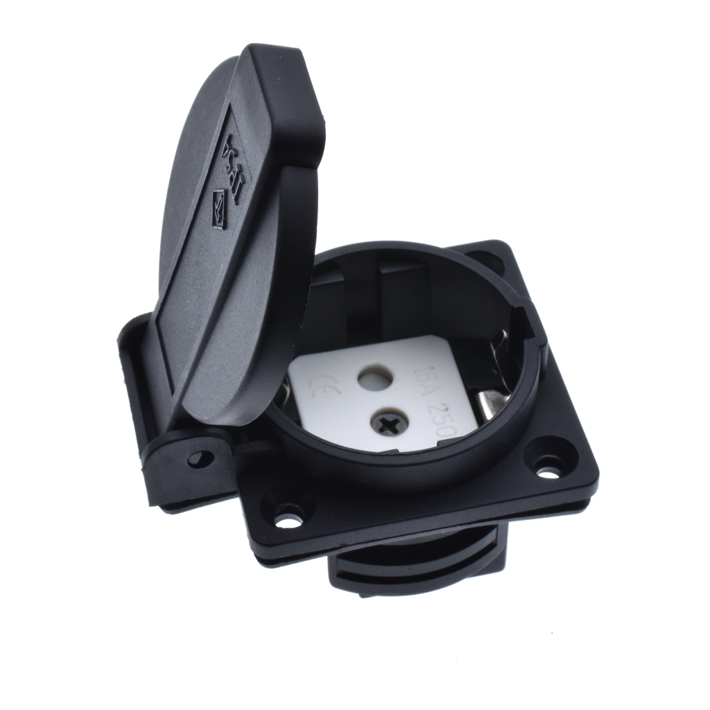 Schuko-Impermeável Energia Elé - Outdoor Power Socket avaliação e preço